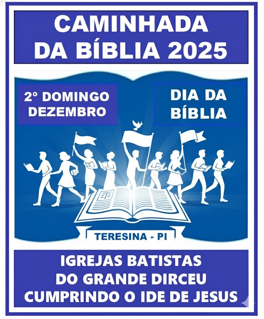Cartaz Oficial da Caminhada 2025